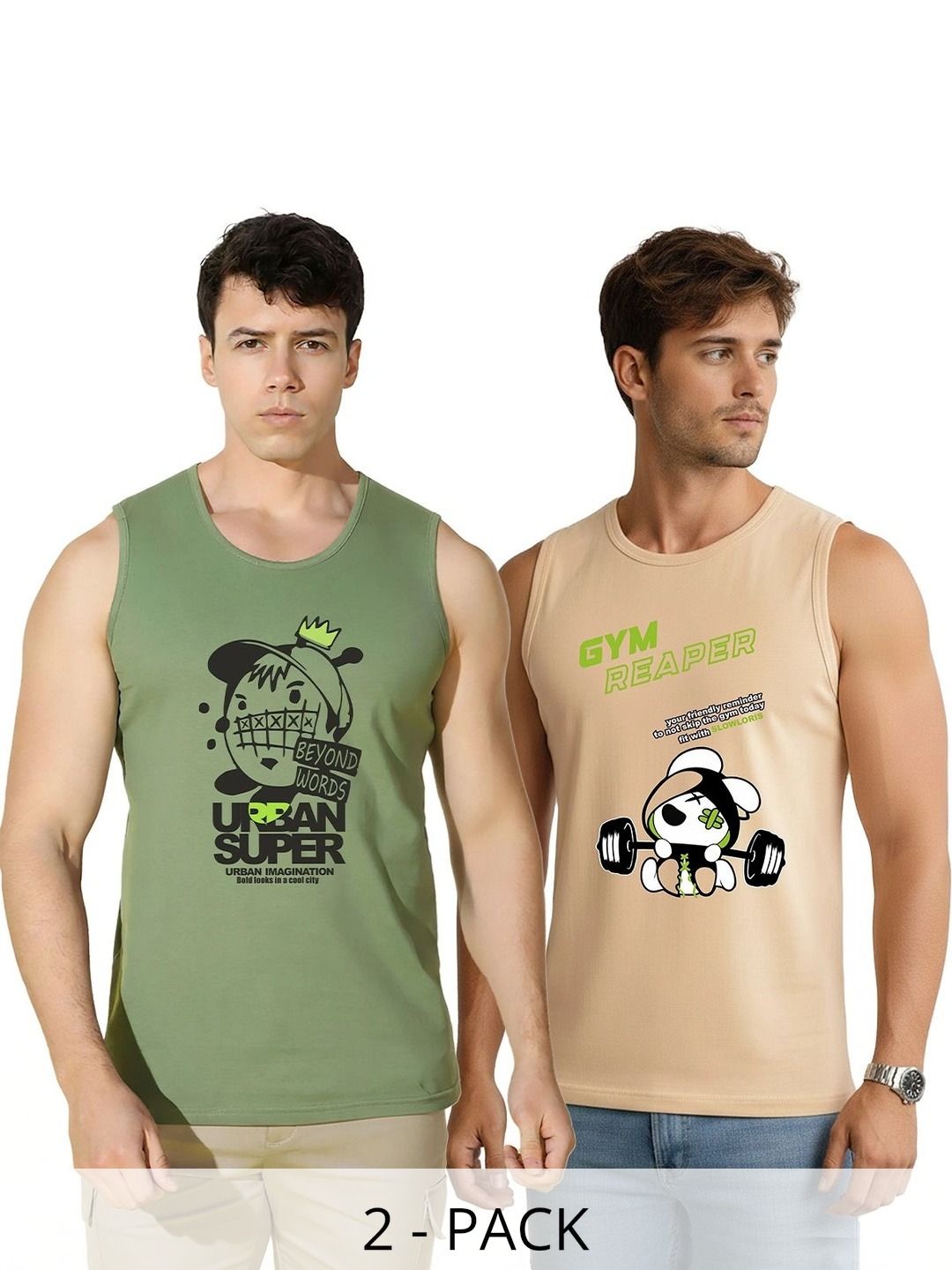 SLOWLORIS Men 2 Printed T-shirt