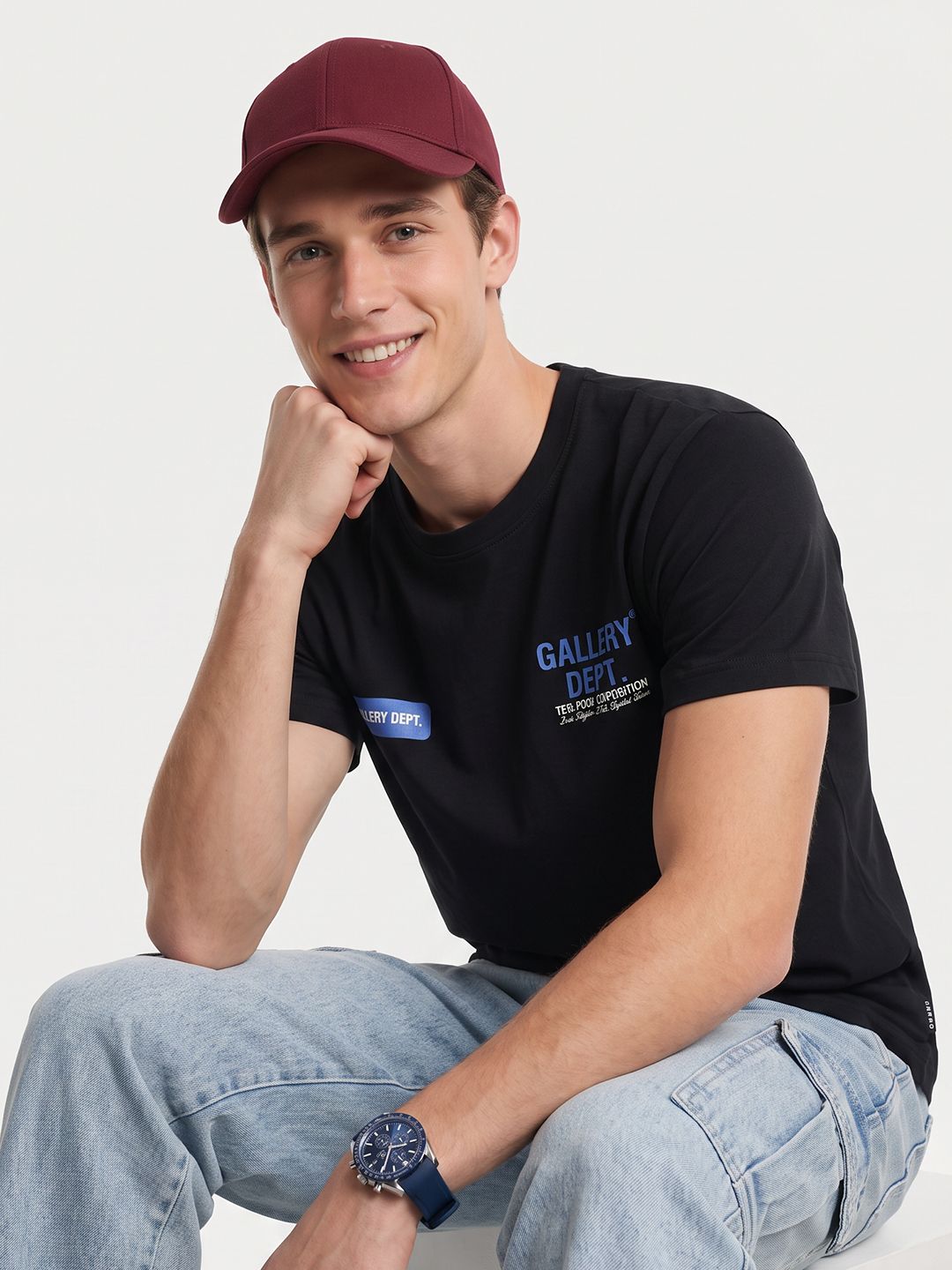 Mast & Harbour Typography Printed T-shirt