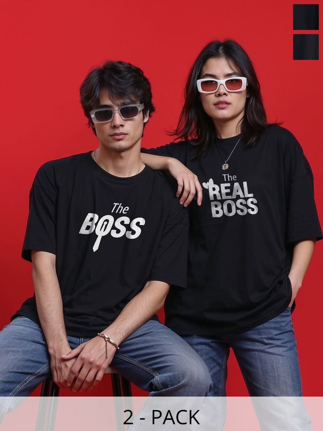 BAESD Unisex Typography 2 Printed Drop-Shoulder Sleeves Twistform T-shirt