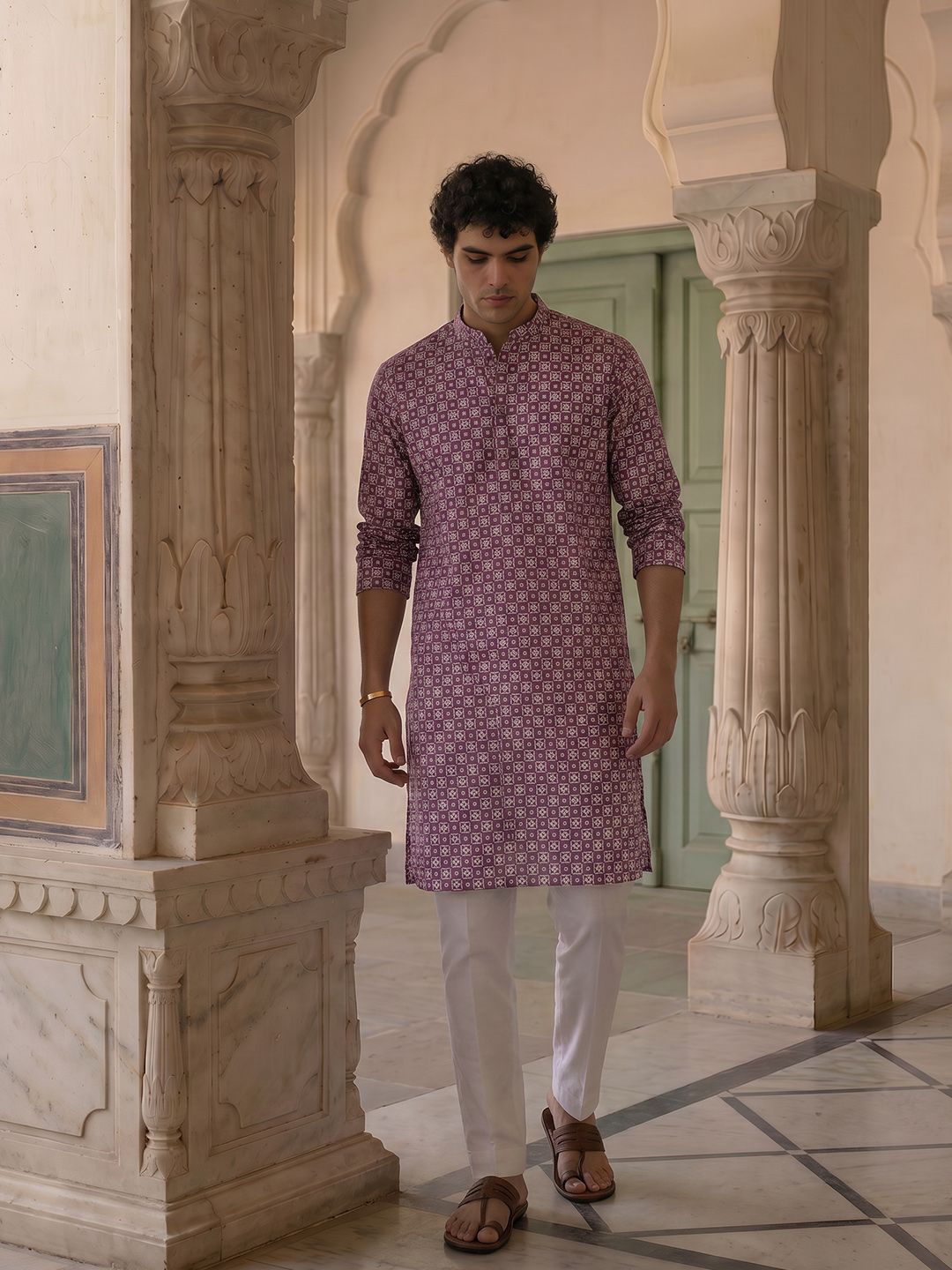 Anouk Geometric Printed Kurta