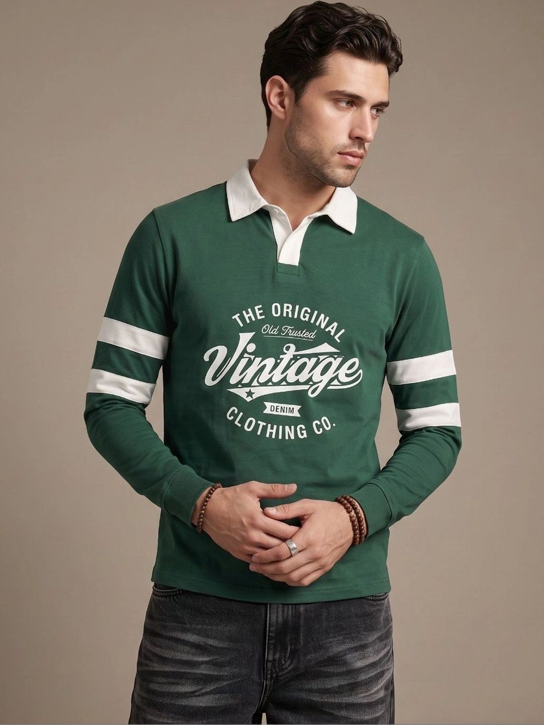 glitchez Men Polo Collar T-shirt