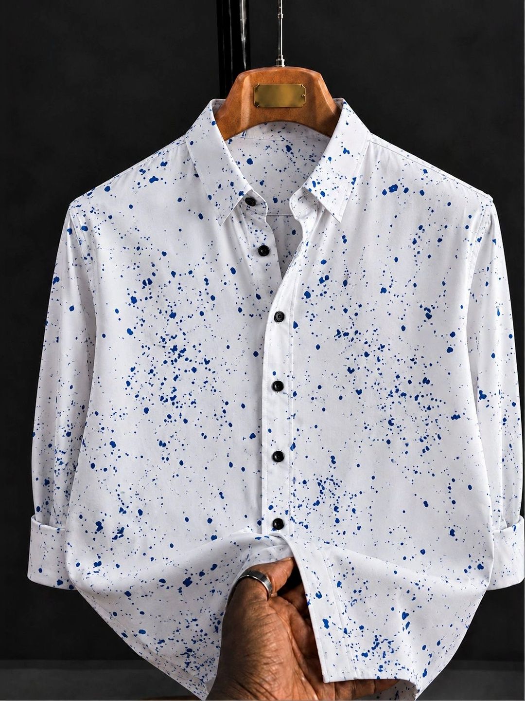 Uiriuy Men Printed Casual Shirt