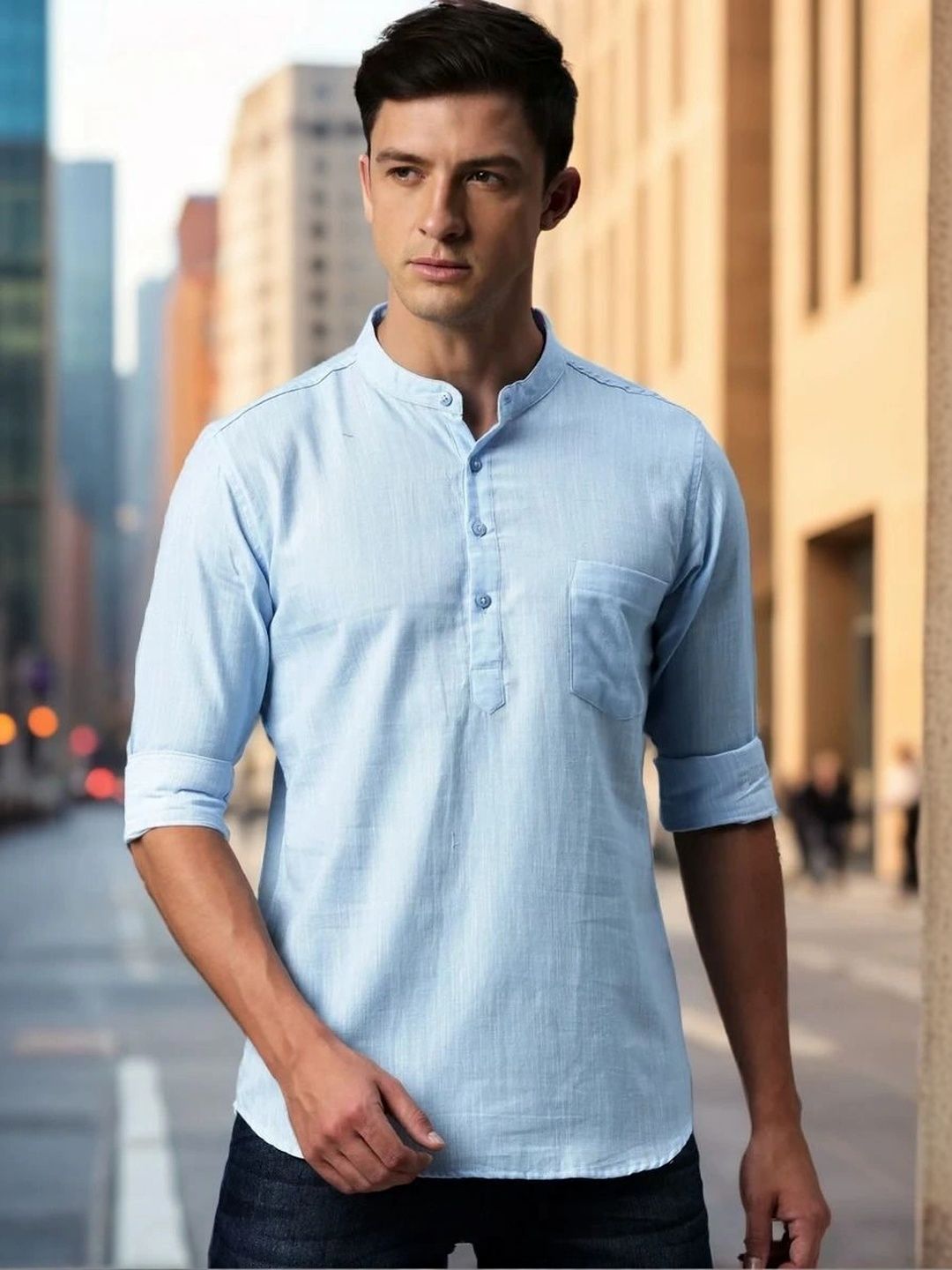 Kryptic Men Printed Kurta
