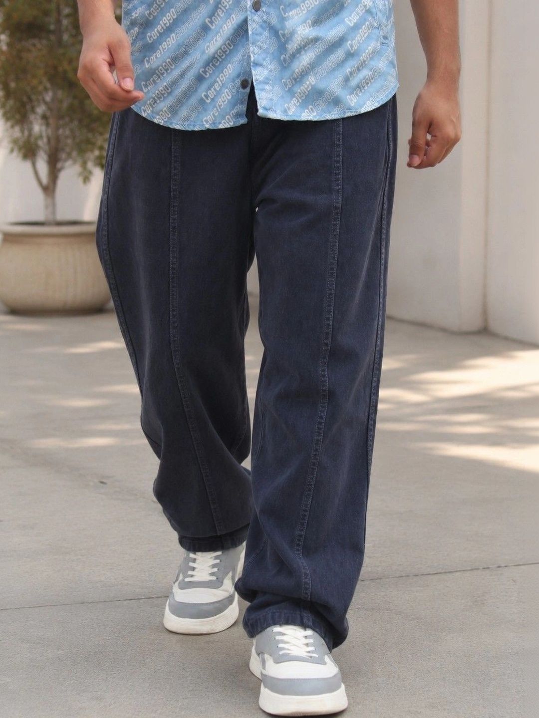 FICTION Men Comfort Mid-Rise Jeans