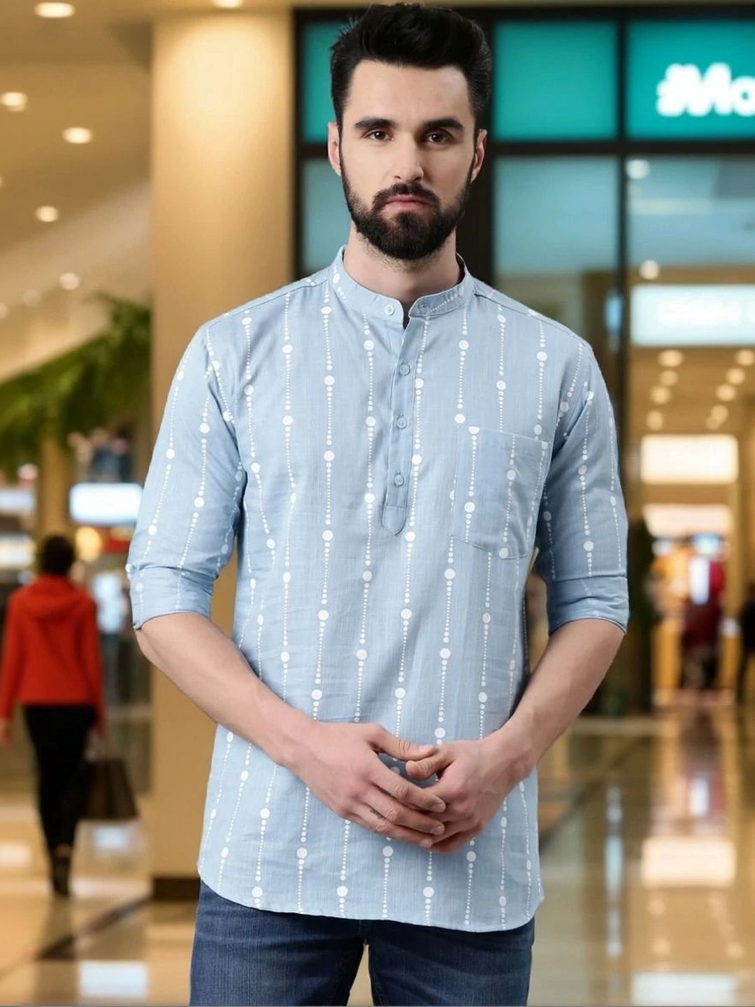 Kryptic Men Printed Kurta