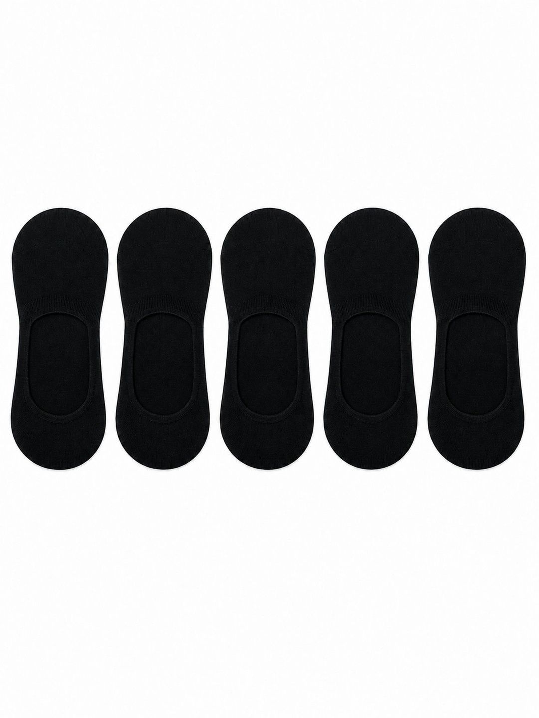 SHOPCASH Men Pack of 5 Cotton Assorted Shoe Liners Socks