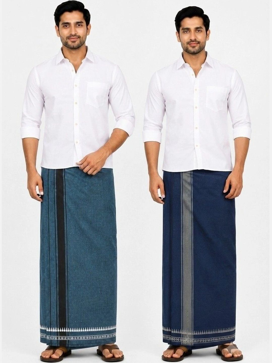 Tharunsha Elite Men Cotton Dhoti Dhotis