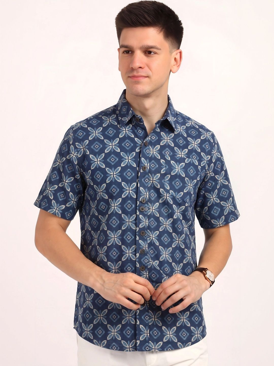 BLOCKS OF INDIA Men Comfort Printed Casual Shirt