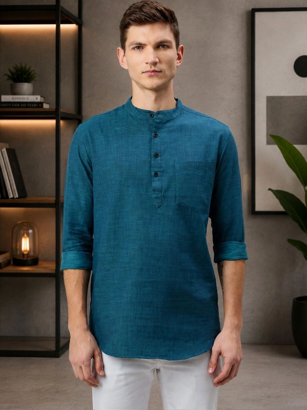 Kryptic Men Printed Kurta