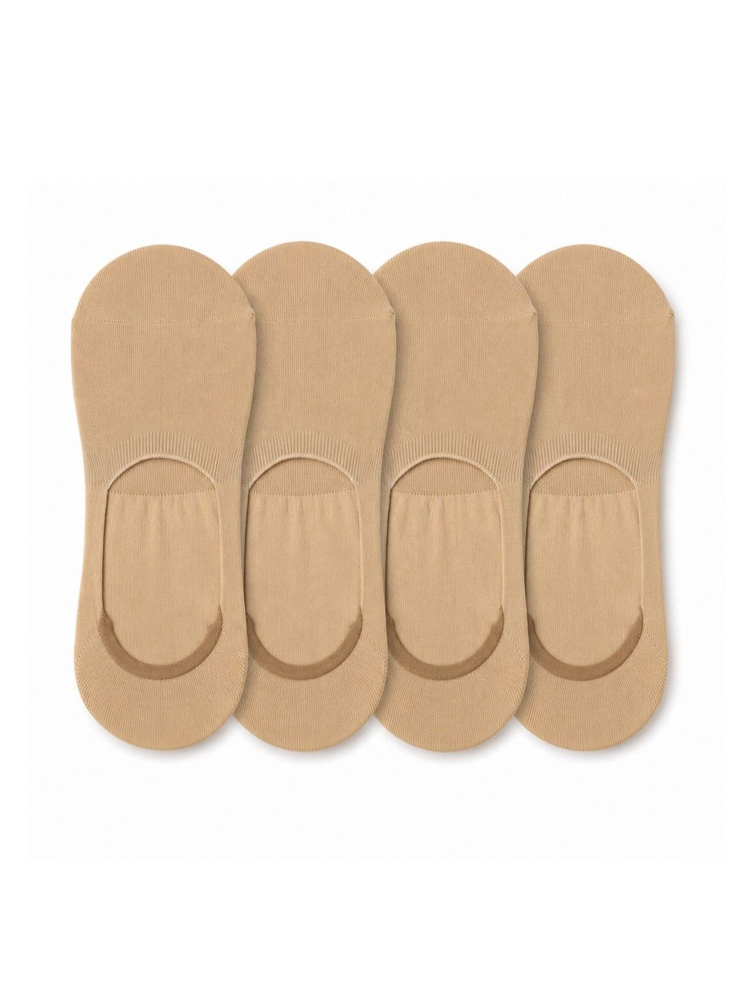 SHOPCASH Men Pack of 4 Cotton Assorted Shoe Liners Socks