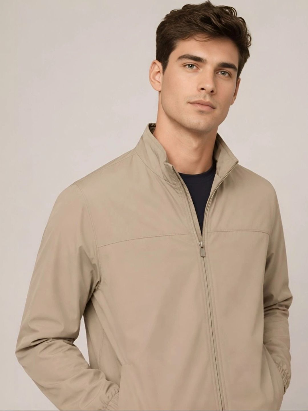 HERE&NOW Men Windcheater Bomber Jacket