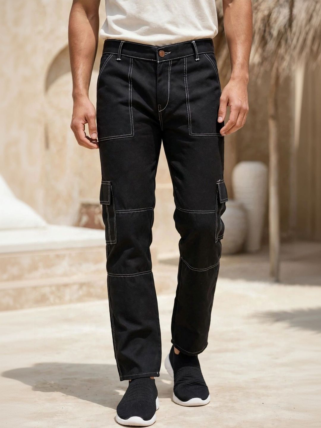 Kook N Keech Men Classic Regular Fit Mid-Rise Stretchable Jeans