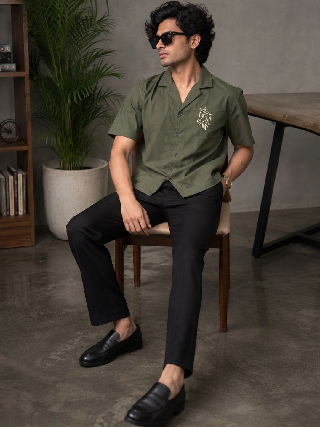 Threadsky Men Classic Casual Shirt