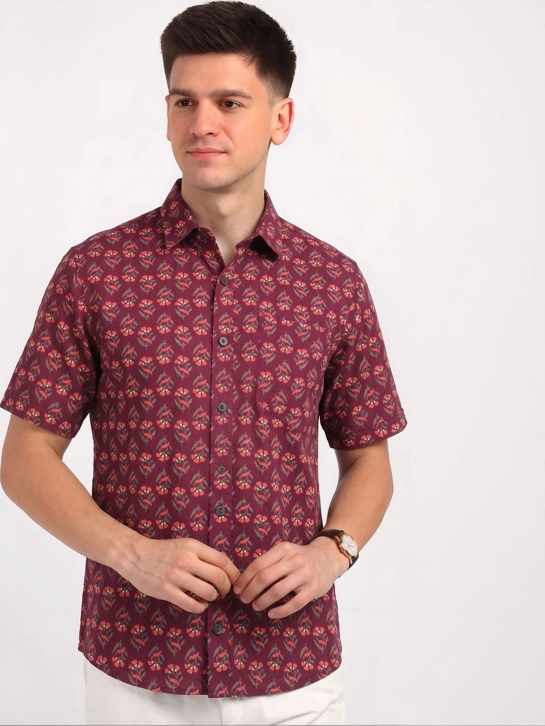 BLOCKS OF INDIA Men Comfort Printed Casual Shirt