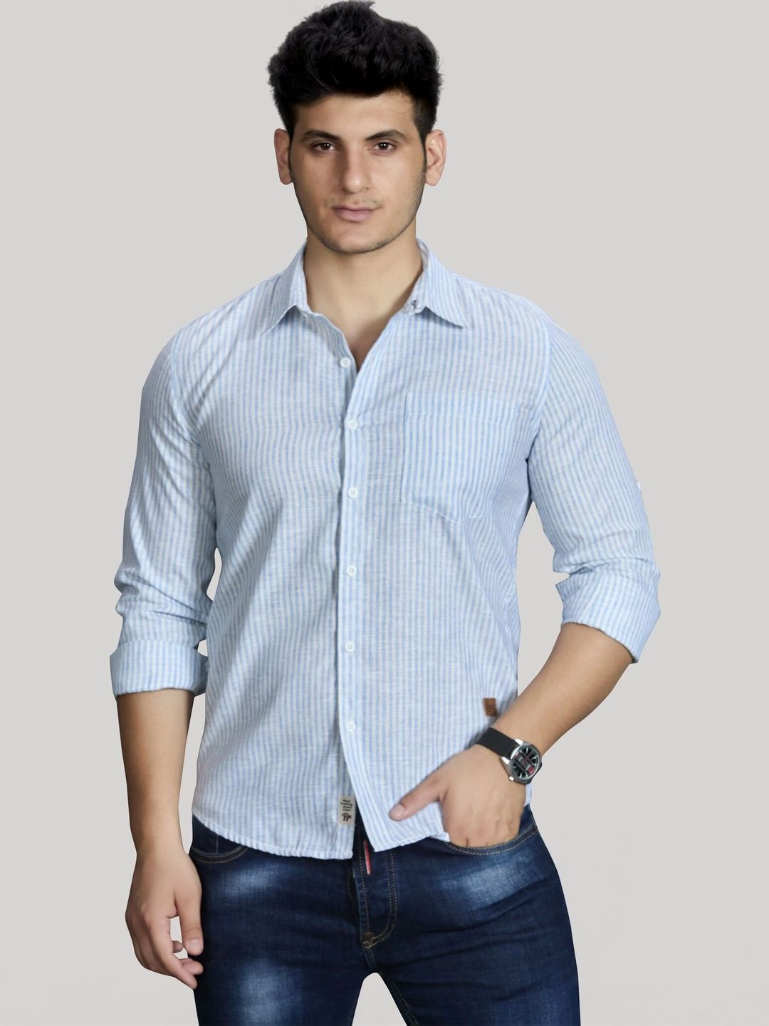 Roadster Men Striped Casual Shirt