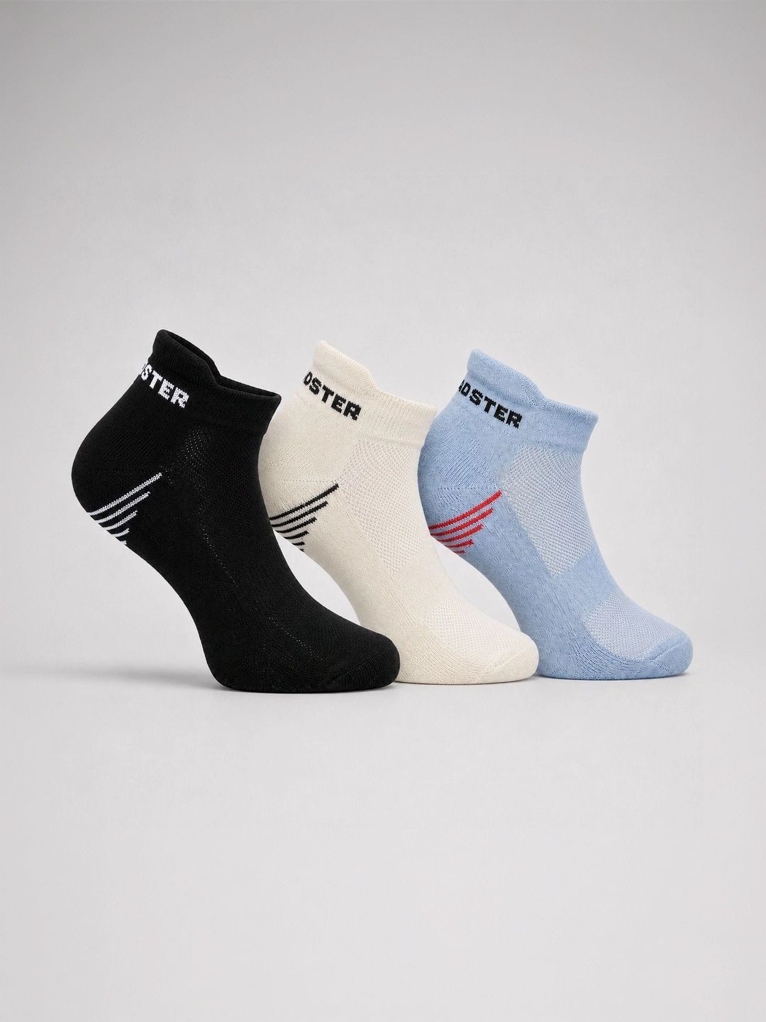 Roadster Men Pack of 3 Cotton Patterned Ankle Length Socks