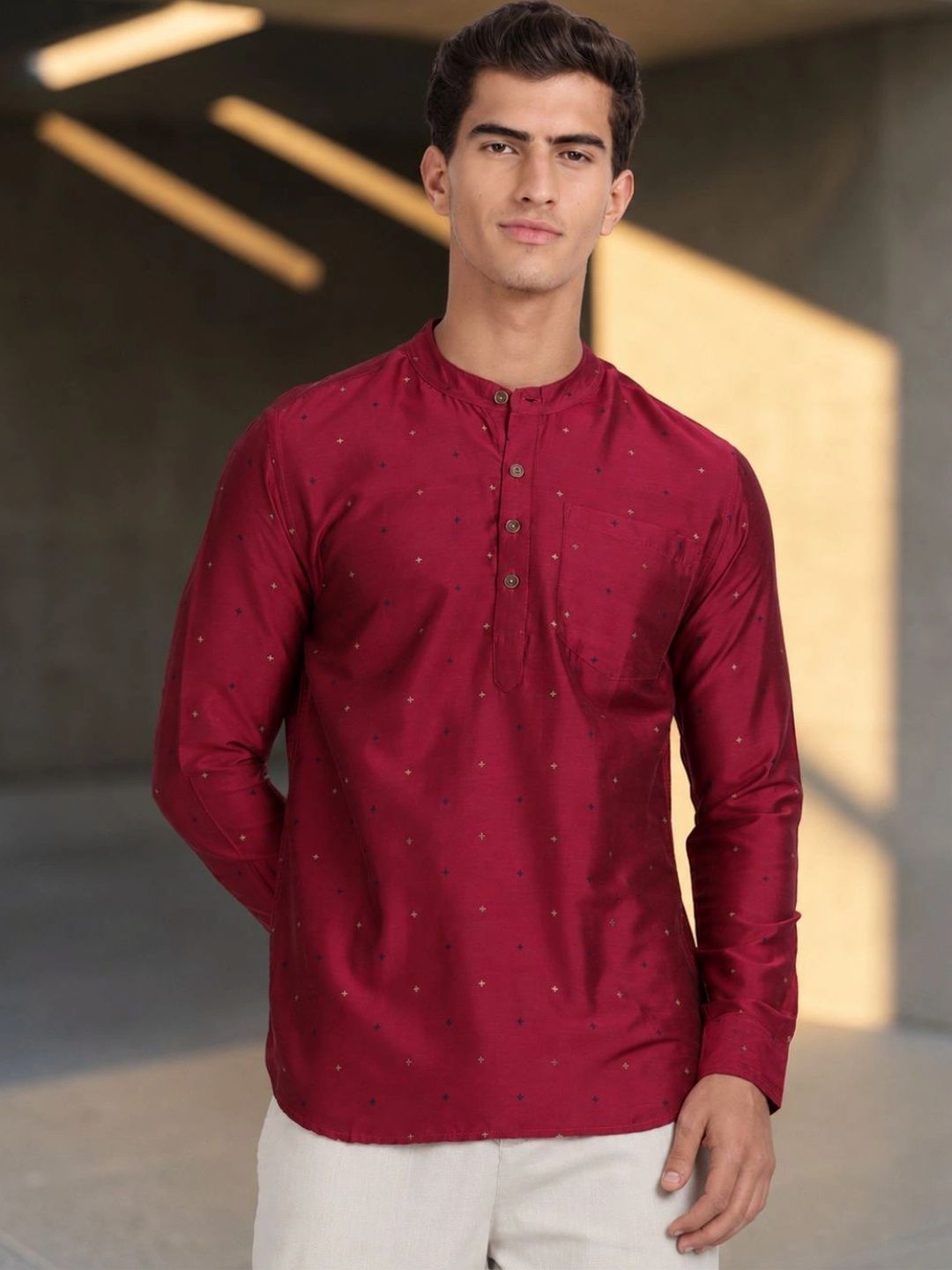 Kryptic Men Printed Kurta