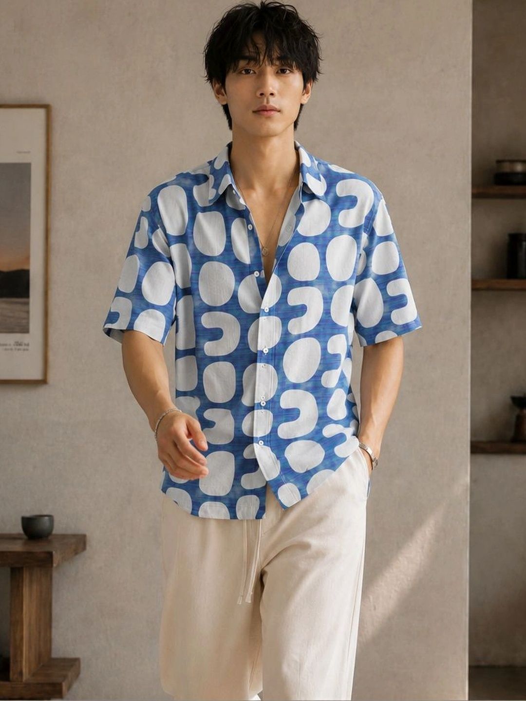 HERE&NOW Men Printed Casual Shirt