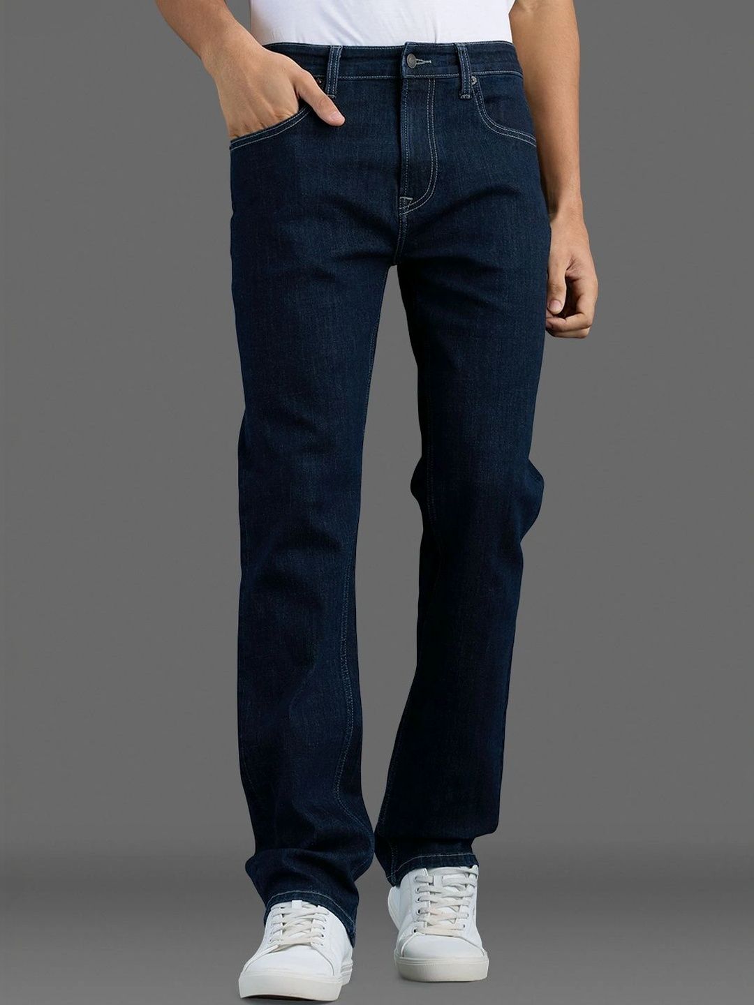 Pepe Jeans Men Vapour Slim Fit Mid-Rise Light Fade Stretchable Jeans
