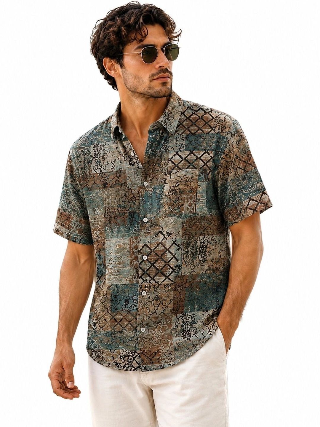 DIGIMI Men Comfort Floral Printed Casual Shirt