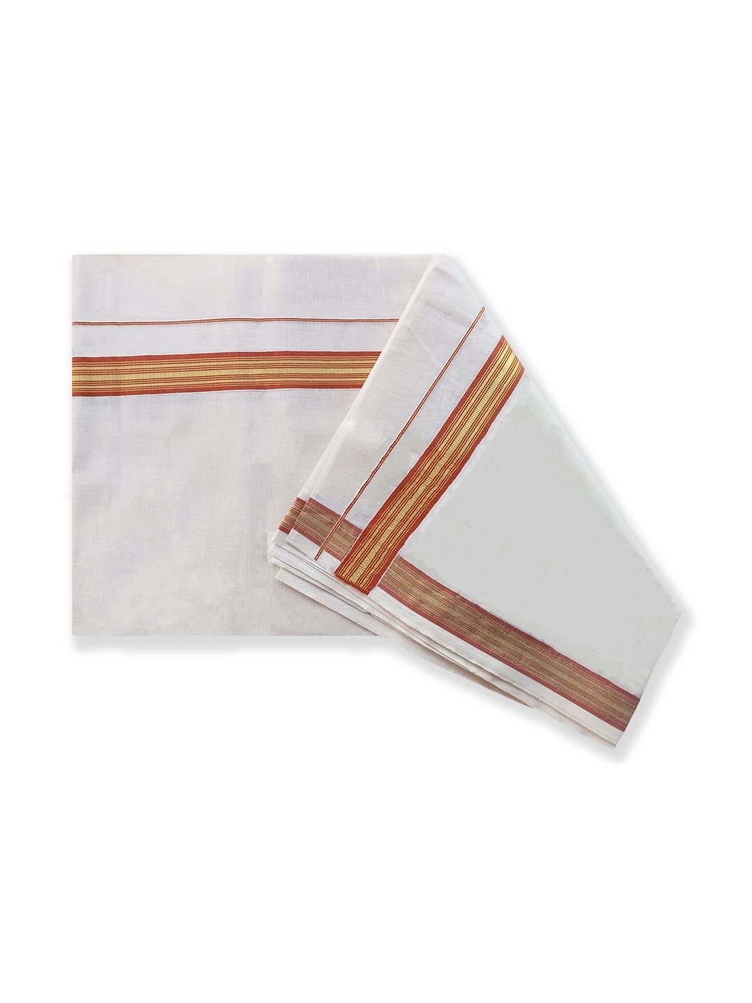 VAIRAVAA TEX Men Striped Cotton Dhoti Dhotis