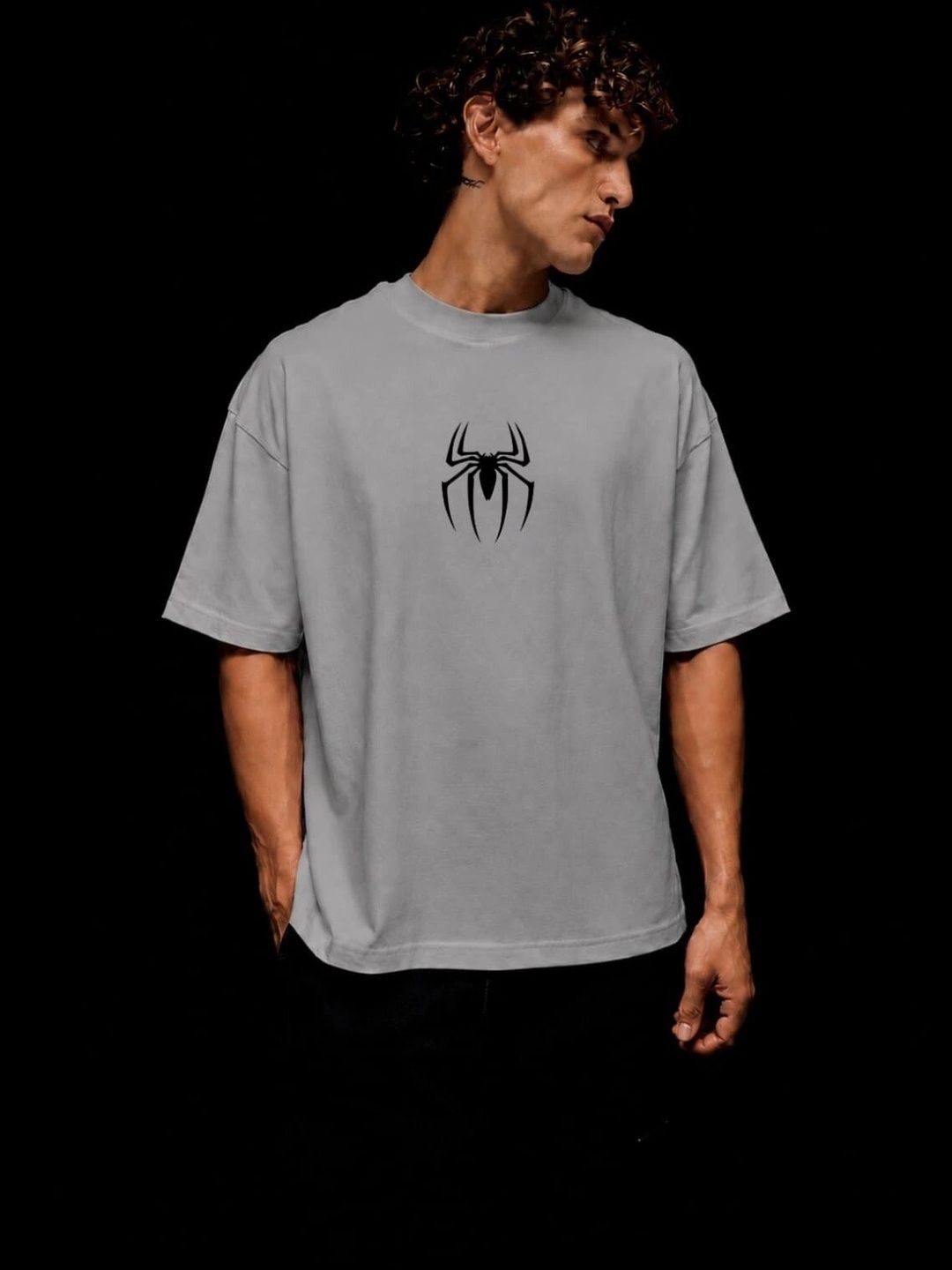 Kook N Keech Men Printed Drop-Shoulder Sleeves T-shirt