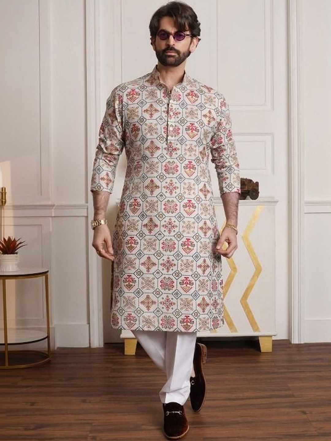 PRINTINDIA Men Printed Kurta