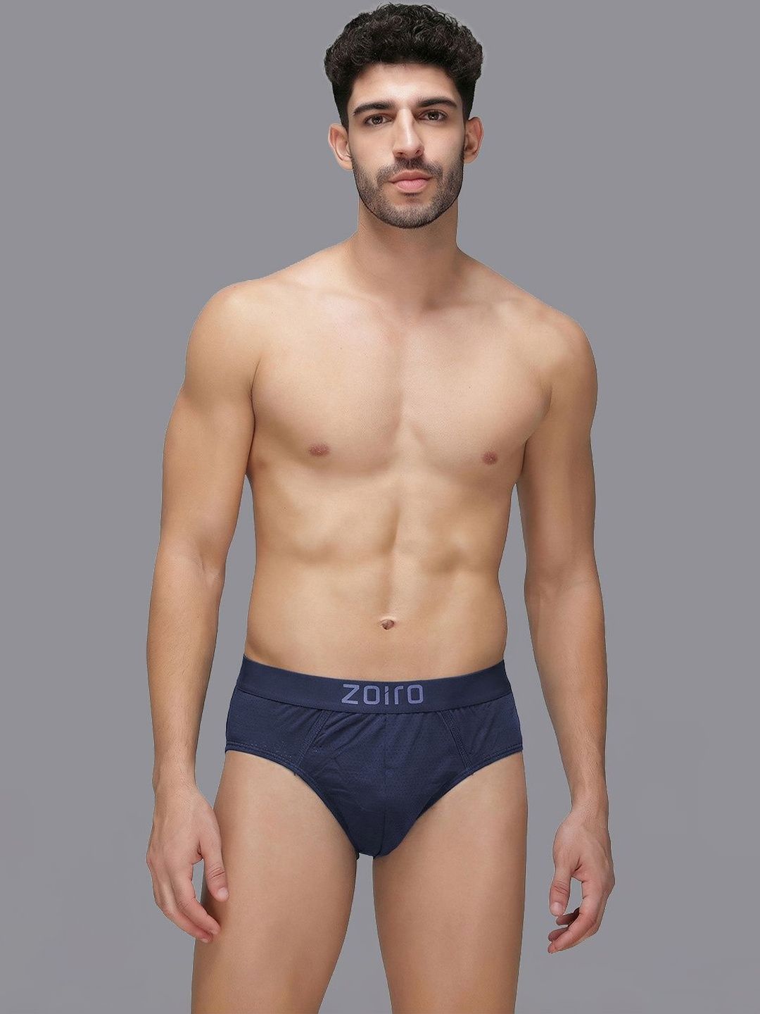 Zoiro Men Self Design Anti Bacterial Basic Briefs