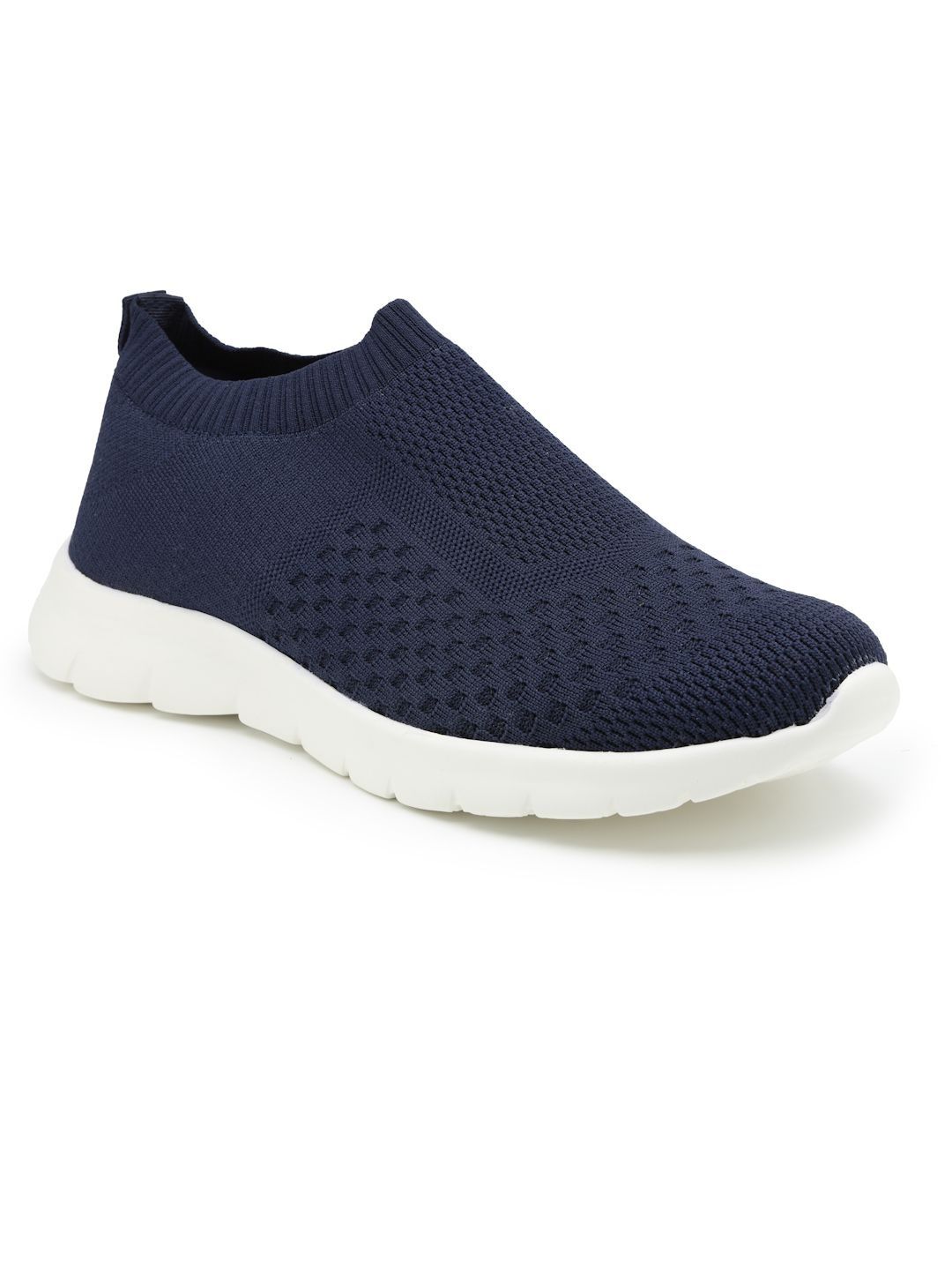 KRAASA Active Everyday Navy Blue Textile Slip-On Walking Shoes
