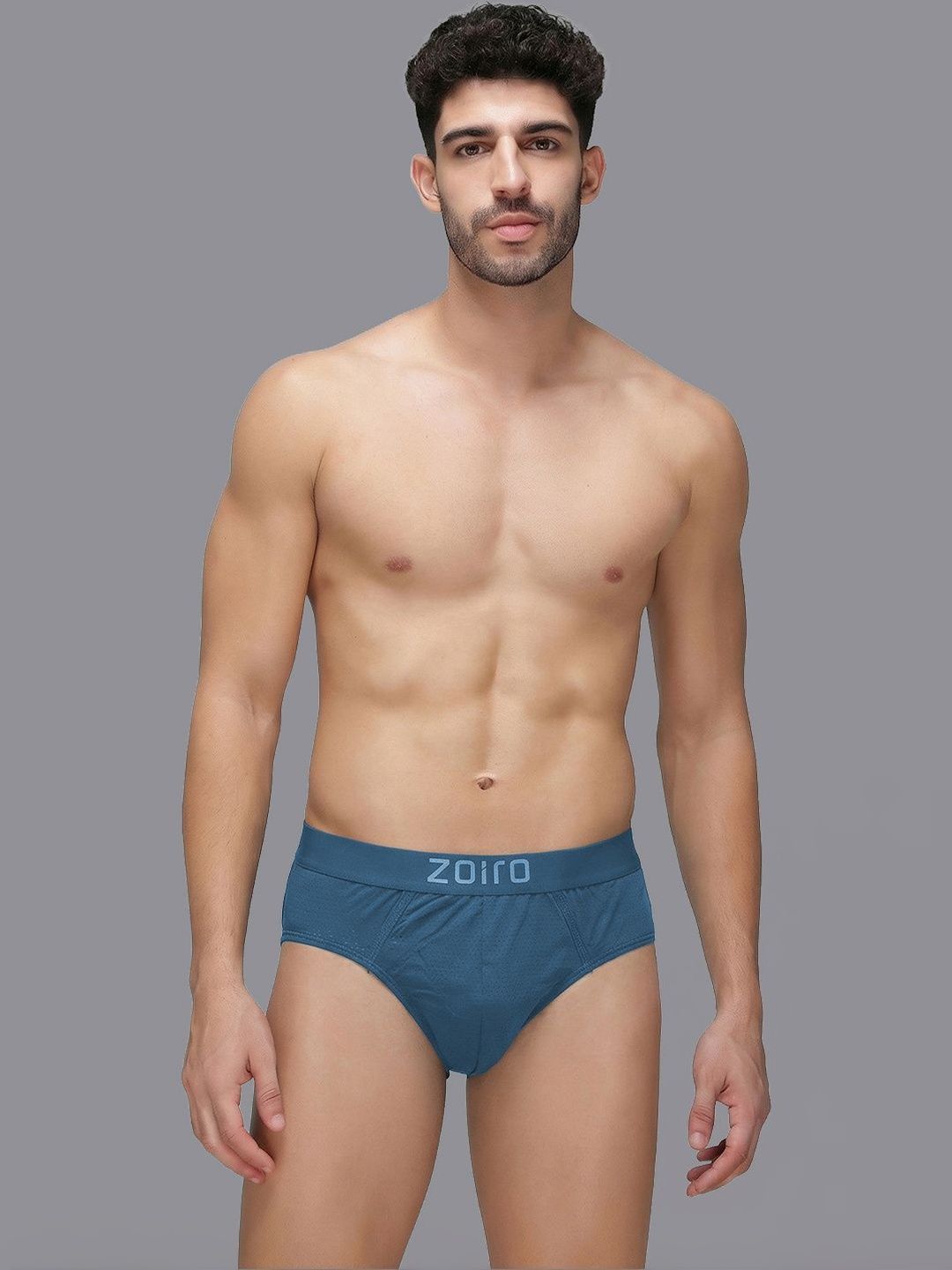 Zoiro Men Self Design Anti Bacterial Basic Briefs