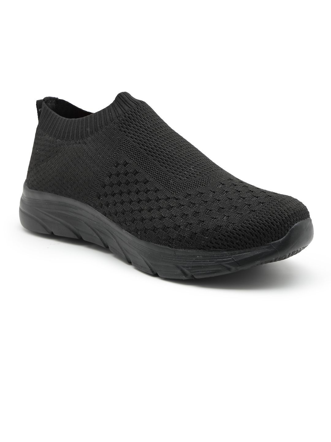 KRAASA Knitted Copper Textile Slip-On Walking Shoes