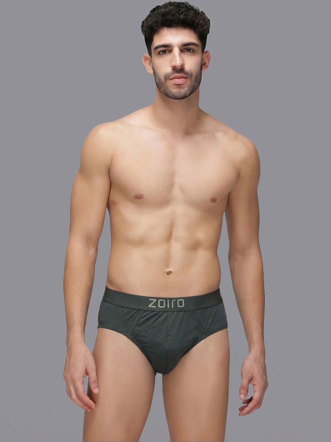 Zoiro Men Self Design Anti Bacterial Basic Briefs