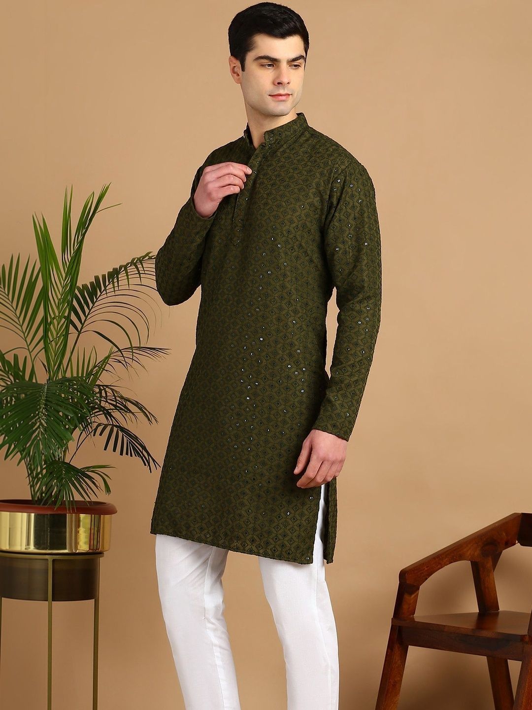Anouk Mirage Men Embroidered Kurta