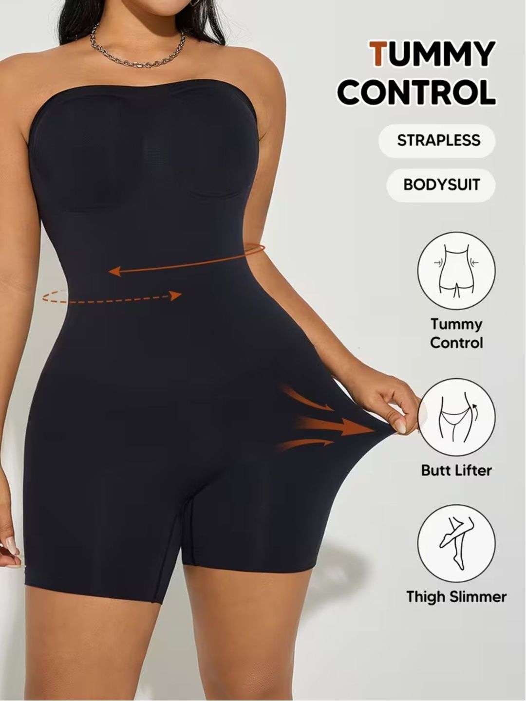 DHANDAI FASHION Seamless Full High-Rise Tummy And Thigh Full Shapewear Tummy Shapewear