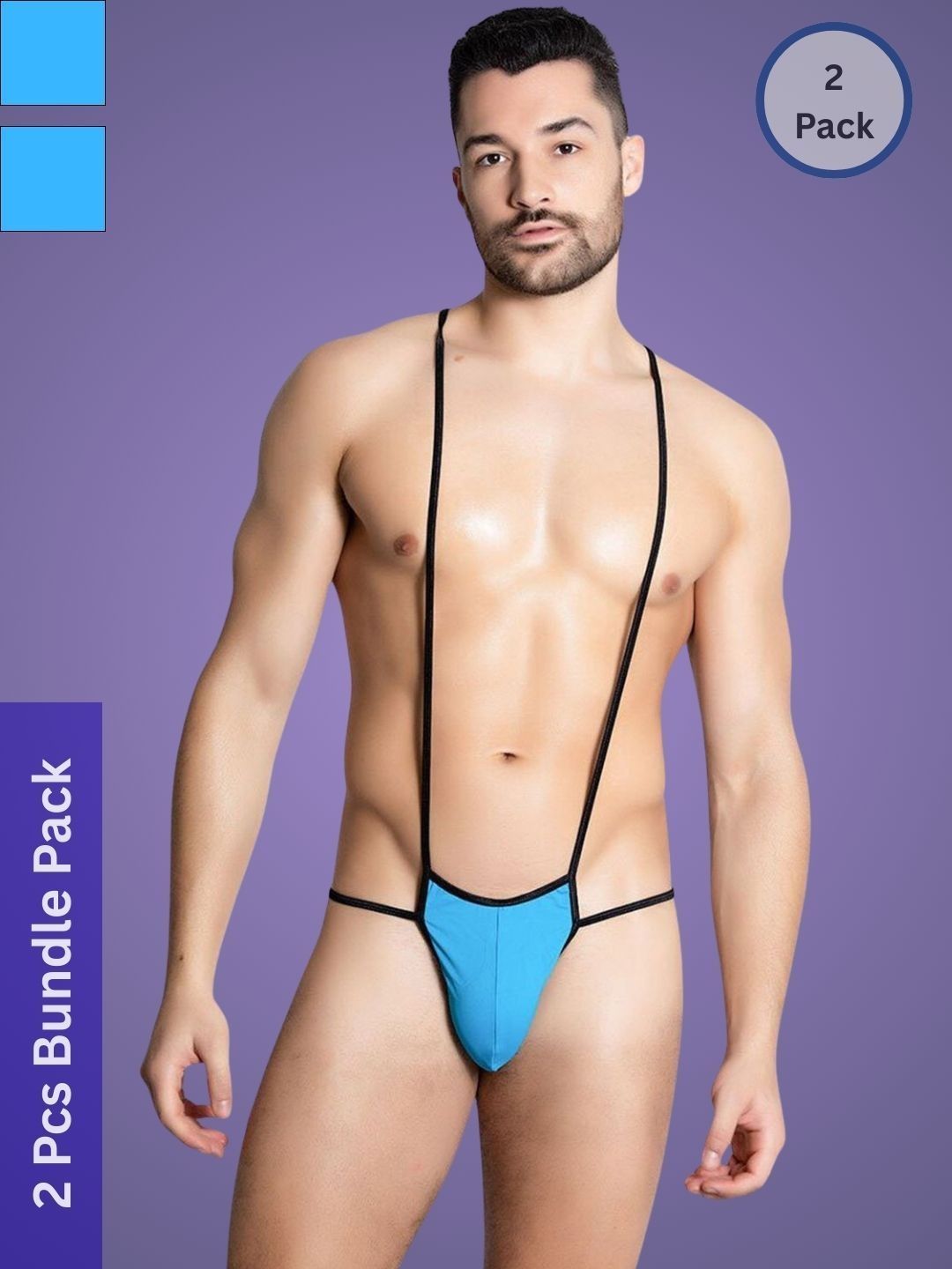 Muquam Men Pack of 2 Anti Bacterial Thongs