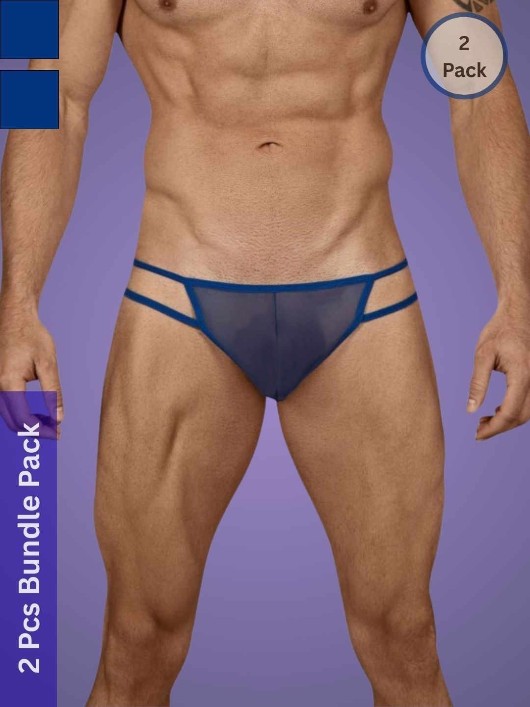 Muquam Men Pack of 2 Anti Bacterial Bikini