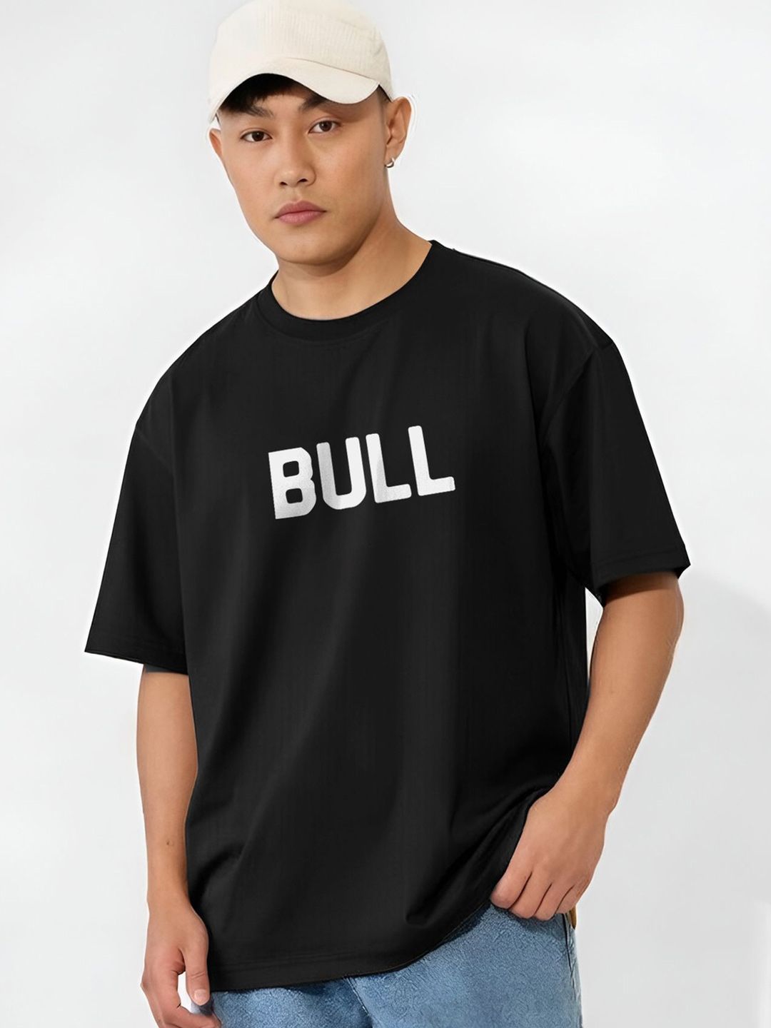 AUSK Men Typography Chicago Bulls Printed T-shirt