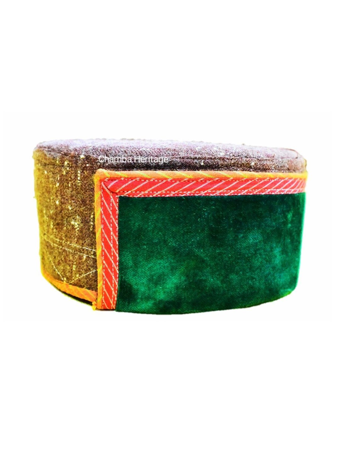 Chamba Heritage Unisex Himachali Traditional Embroidered Pahadi Cap