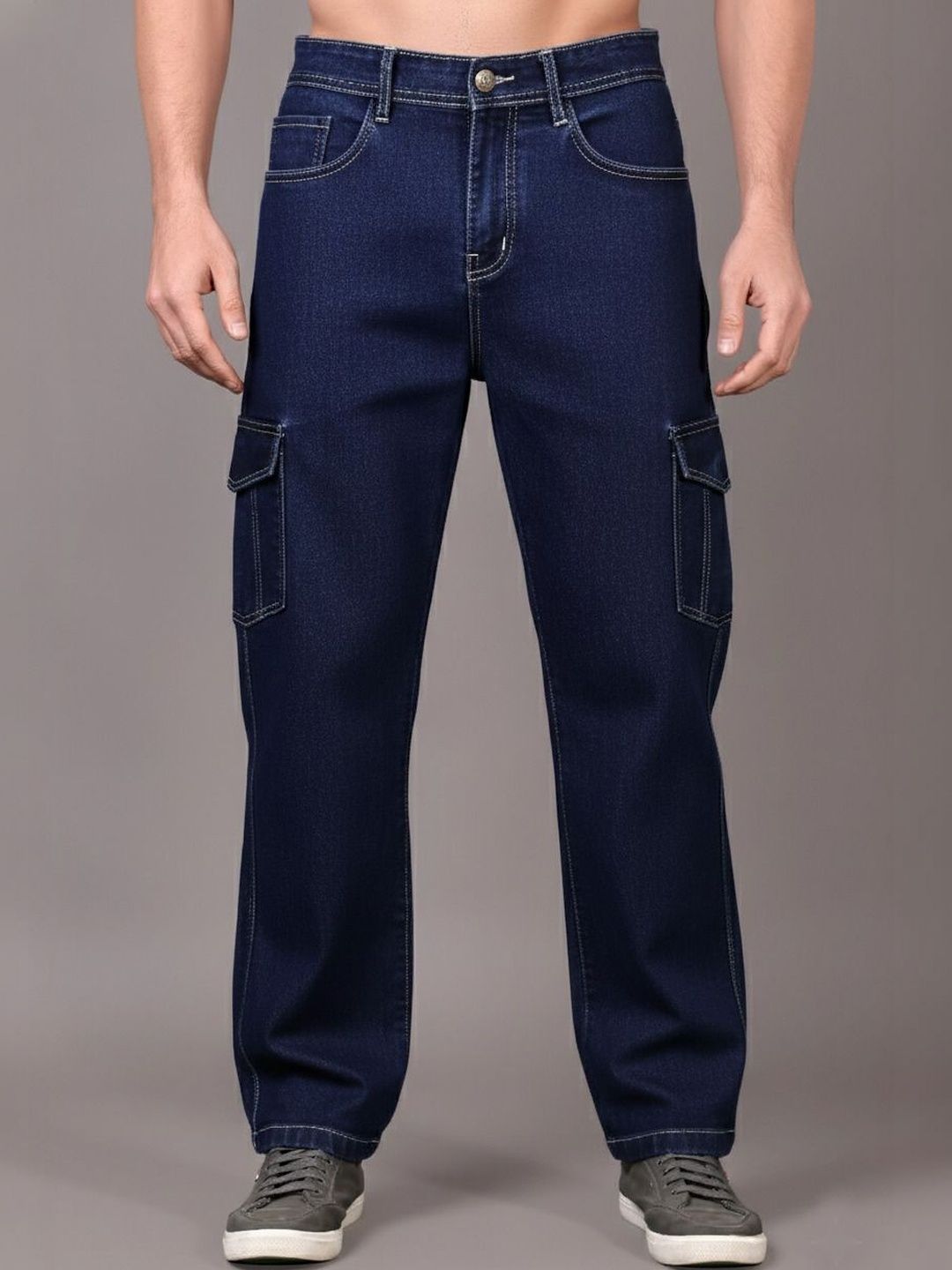 ZAYSH Men Regular Fit Mid-Rise Light Fade Jeans