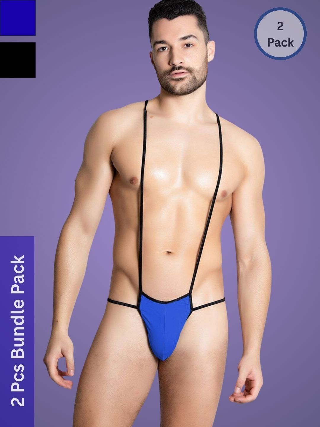 Muquam Men Pack of 2 Anti Bacterial Thongs