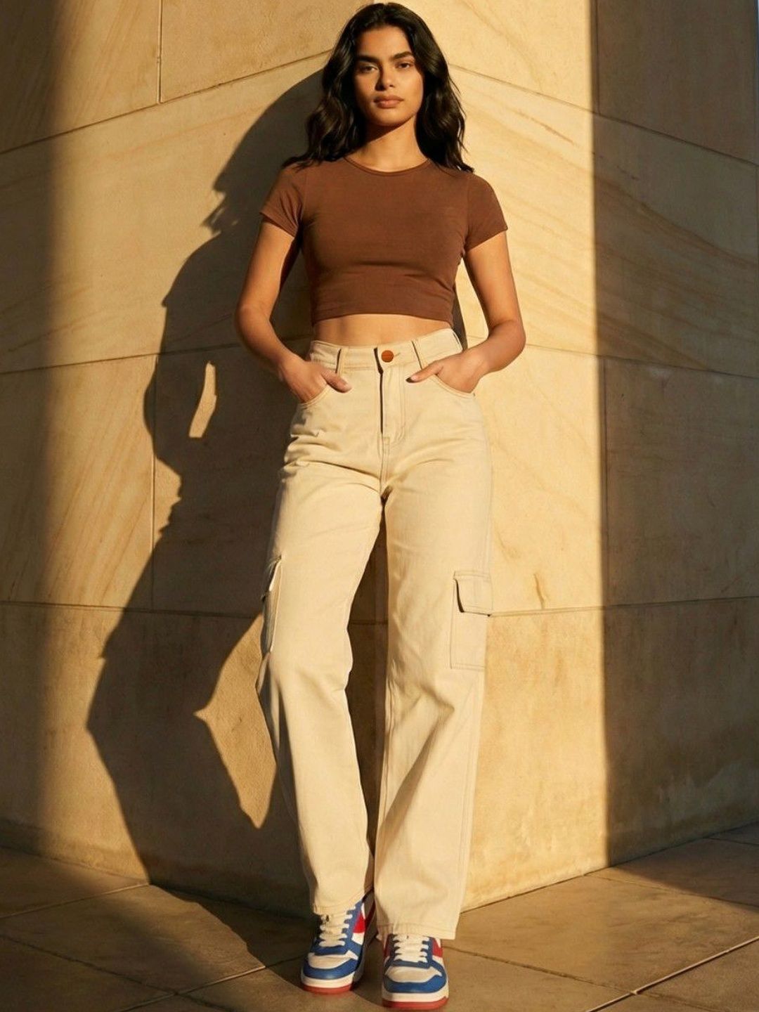 Women Relaxed Fit Mid-Rise Jeans Encrypt Women Classic Relaxed Fit Mid-Rise Stretchable Jeans