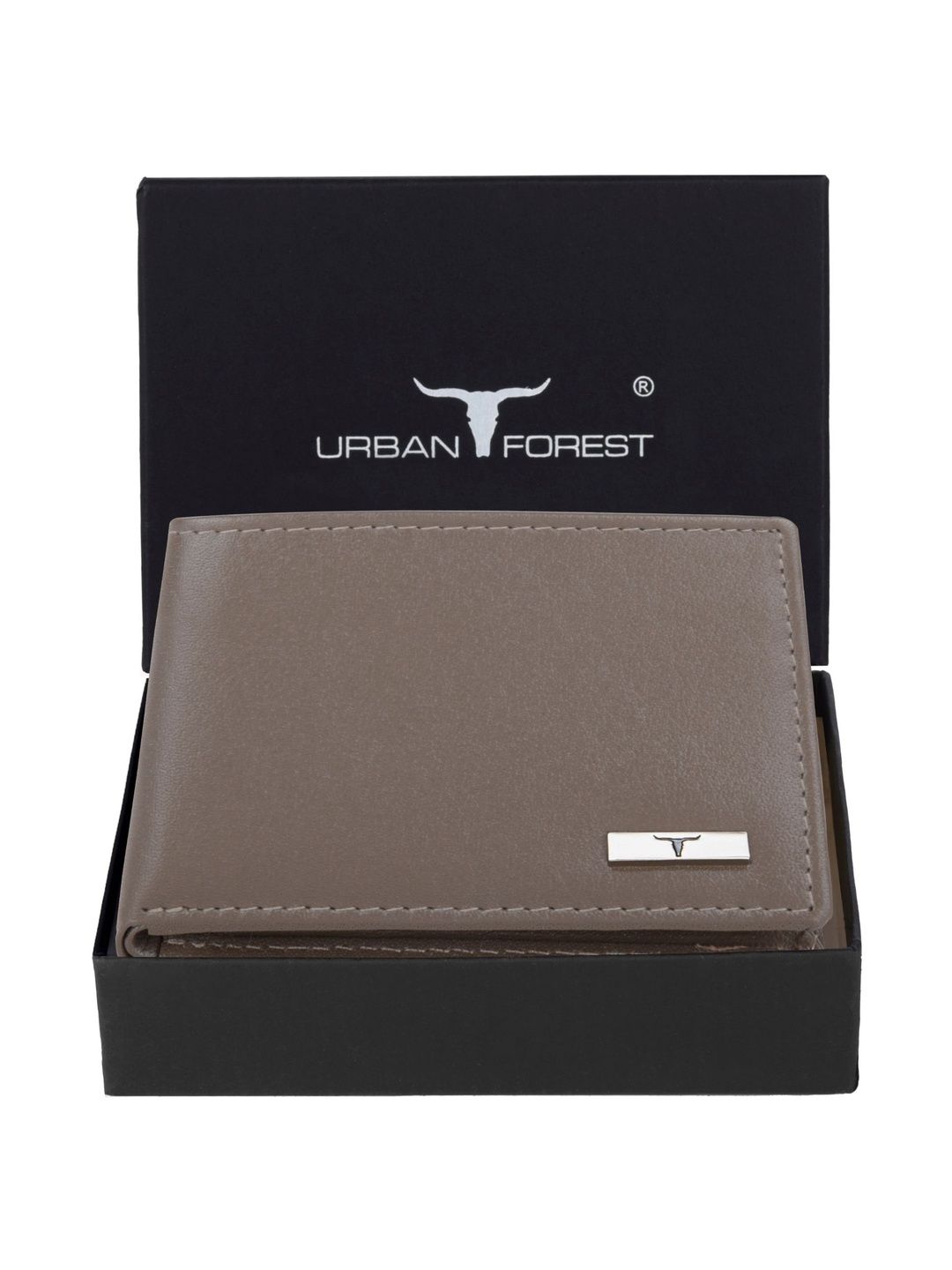 URBAN FOREST Men Leather Two Fold Wallet