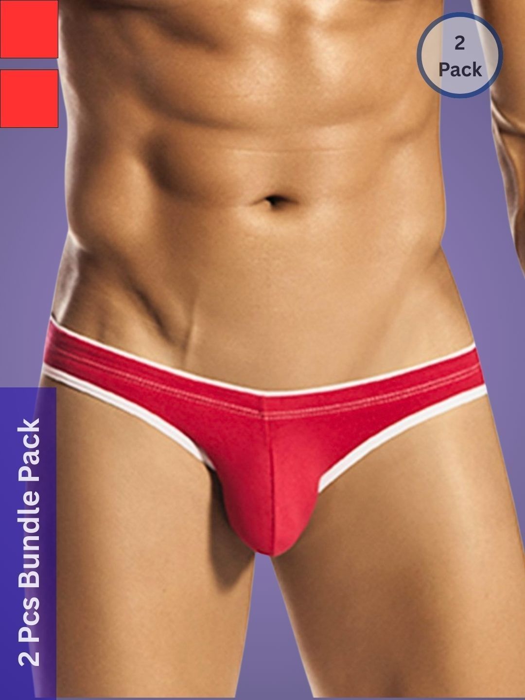 Muquam Men Pack of 2 Anti Bacterial Bikini