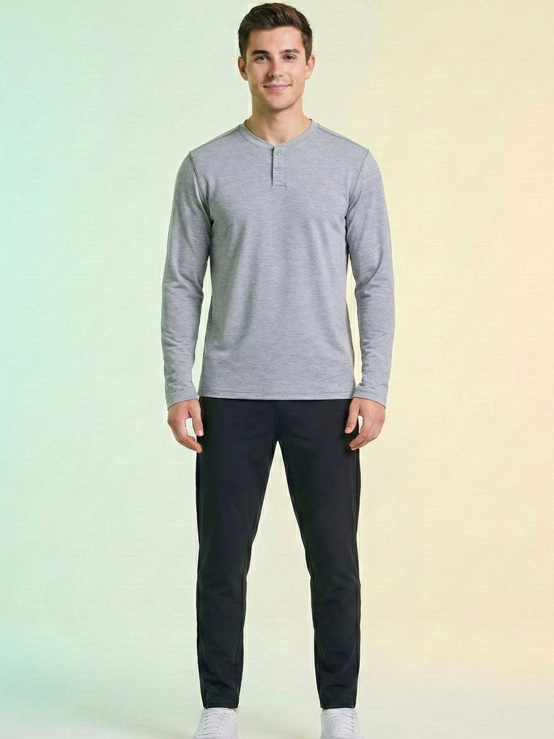 The Roadster Lifestyle Co Drop Shoulder Round Neck Tshirt