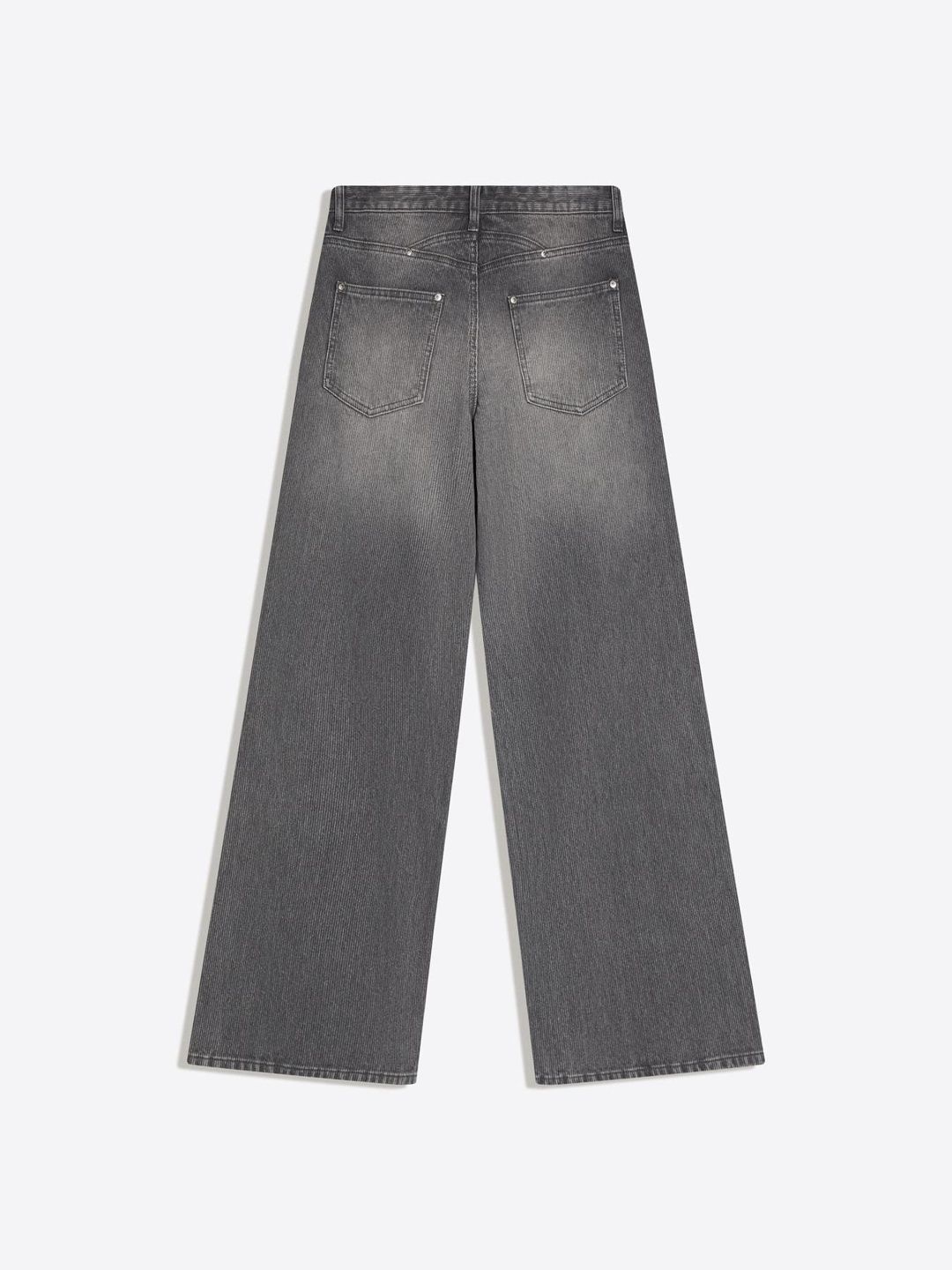 Low-rise corduroy boyfriend jeans