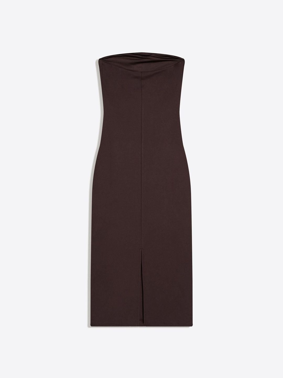 Bandeau knit midi dress