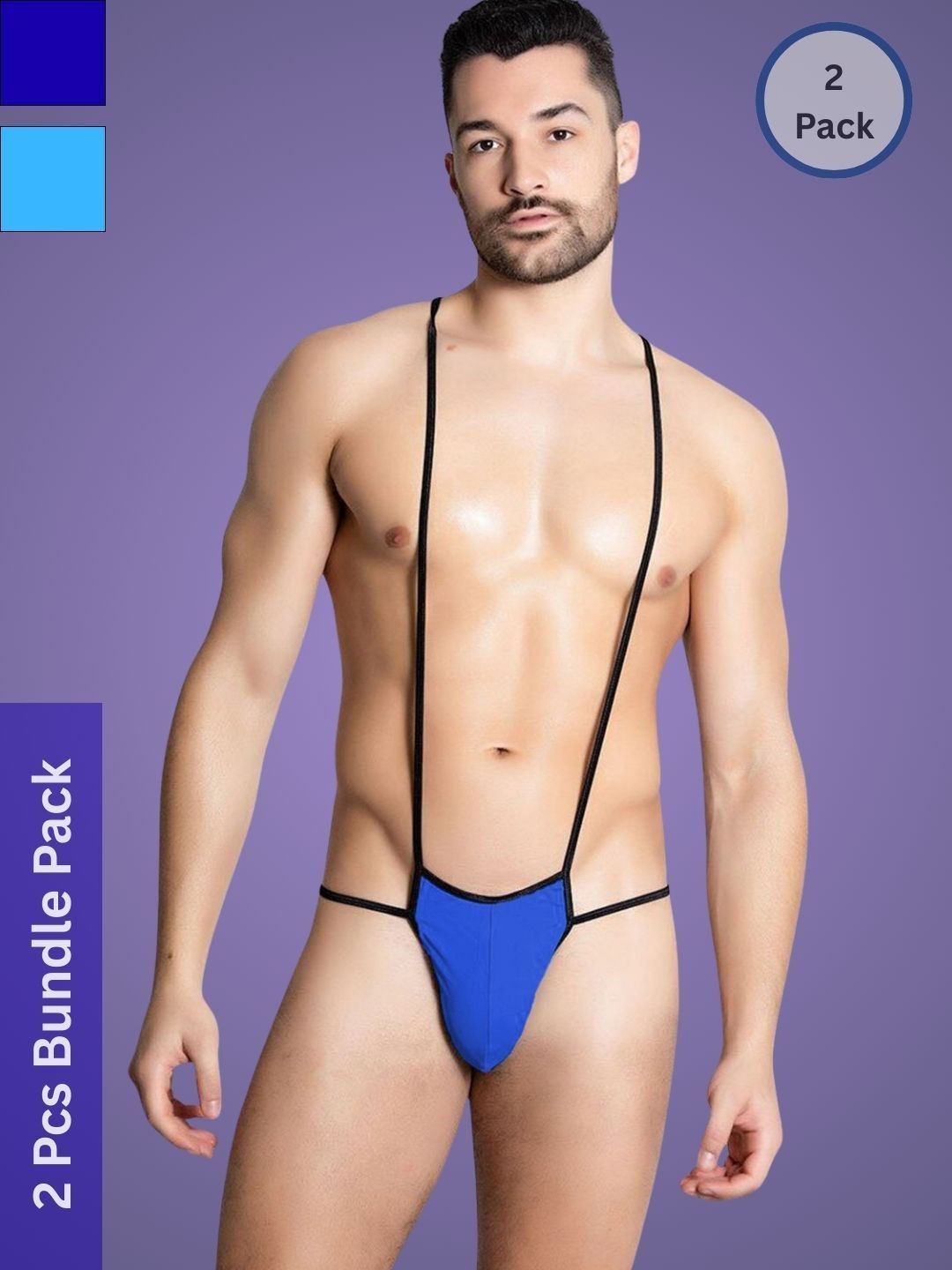 Muquam Men Pack of 2 Anti Bacterial Thongs