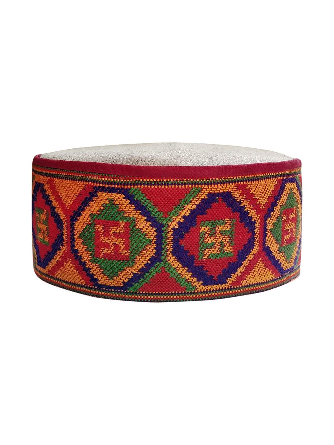Chamba Heritage Unisex Himachali Traditional Embroidered Pahadi Cap