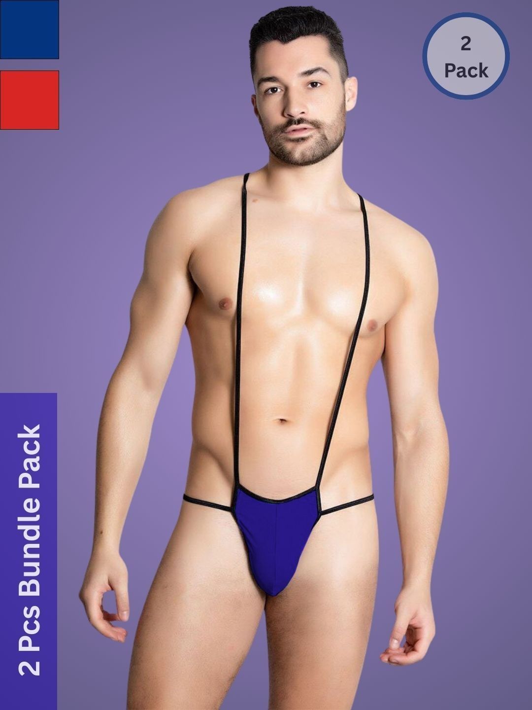 Muquam Men Pack of 2 Anti Bacterial Thongs