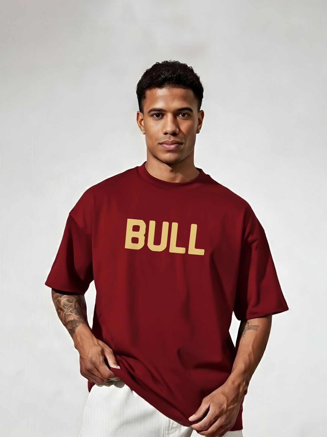 AUSK Men Typography Printed T-shirt